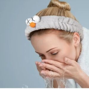 Gray Plush Cute Headband